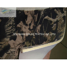Sponge and Printed artificial Suede Bonded Fabric for cushion